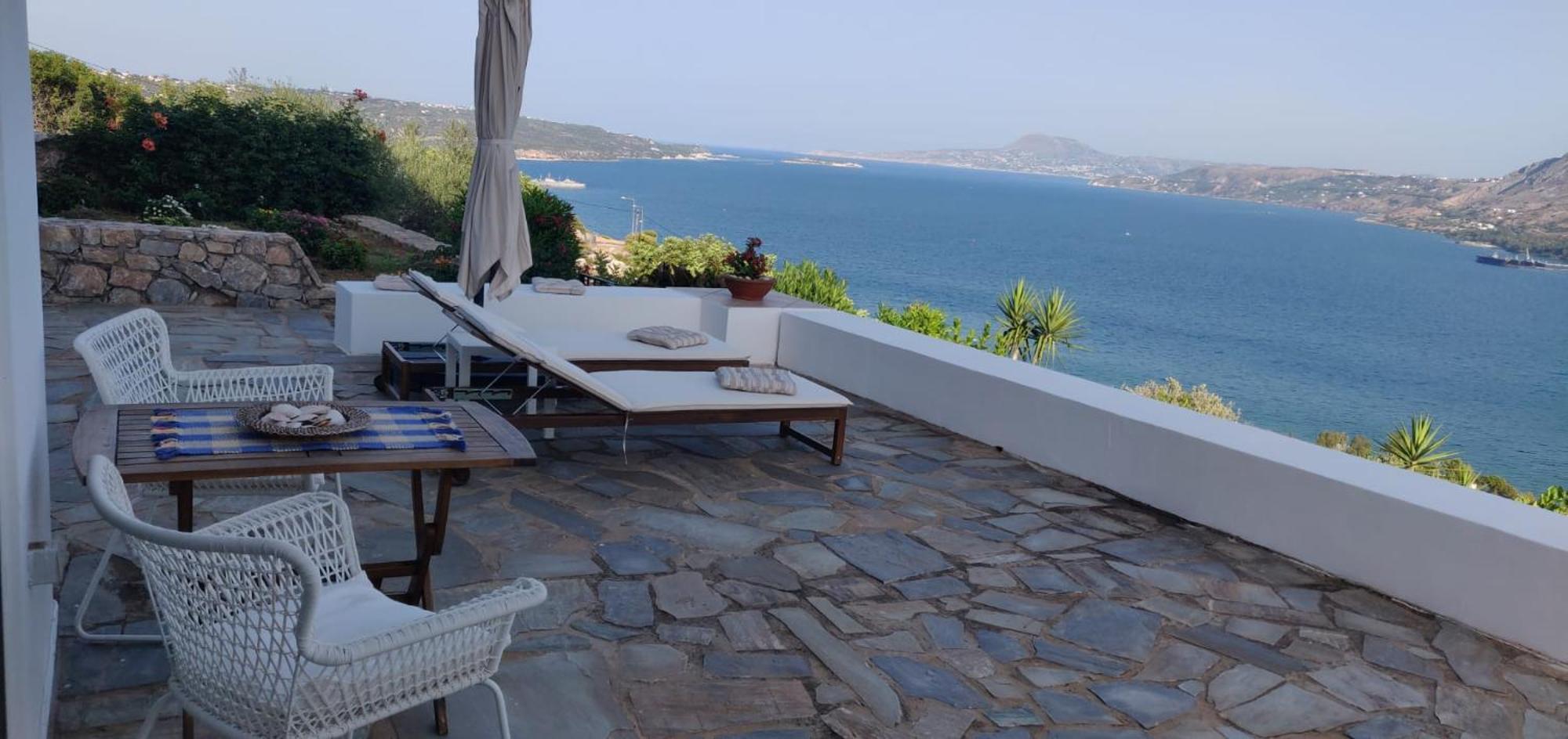 Panoramic Seaview Holiday House Souda Exterior foto